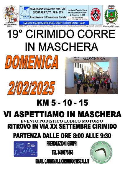 Cirimido corre 19°edizione